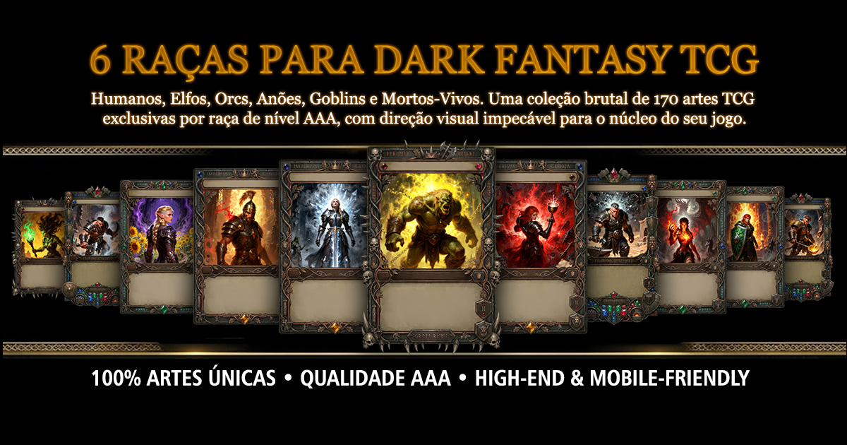 6 Raças Dark Fantasy TCG